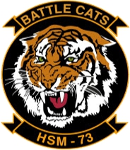 Coat of arms (crest) of the Helicopter Maritime Strike Squadron 73 (HSM-73) Battle Cats, US Navy