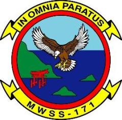 Coat of arms (crest) of the Marine Wing Support Squadron (MWSS)-171 America's Squadron, USMC