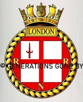 Coat of arms (crest) of the Royal Naval Reserve London, Royal Navy