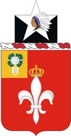 Coat of arms (crest) of the 12th Field Artillery Regiment, US Army