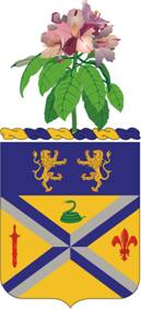 Arms of 201st Field Artillery Regiment, West Virginia Army National Guard