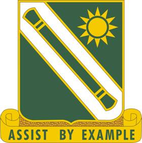 Arms of 701st Military Police Battalion, US Army