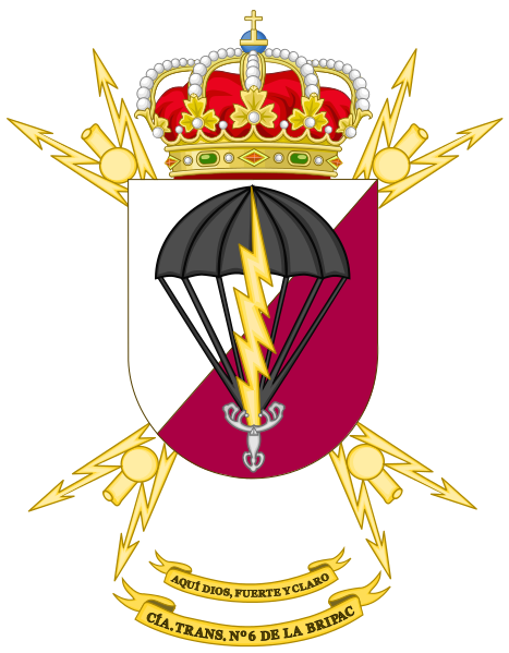 File:Signal Company No 6 of the Parachute Brigade, Spanish Army.png