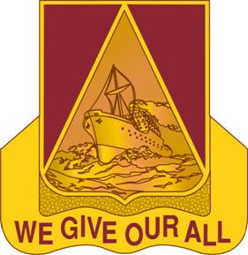 Arms of 385th Transportation Battalion, US Army