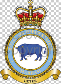 Coat of arms (crest) of the RAF Station Marham, Royal Air Force