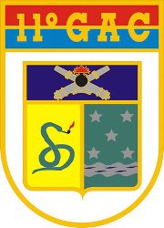 Coat of arms (crest) of the 11th Field Artillery Group, Brazilian Army