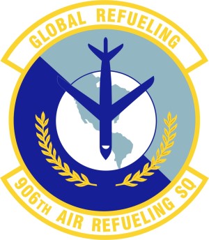Coat of arms (crest) of the 906th Air Refueling Squadron, US Air Force