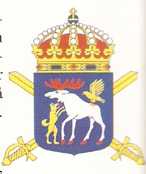 Coat of arms (crest) of 4th Cavalry Regiment Norrland Dragoons, Swedish Army