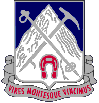 Coat of arms (crest) of 87th Infantry Regiment, US Army