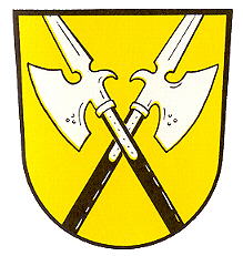 Wappen von Hallstadt / Arms of Hallstadt