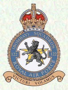 Coat of arms (crest) of the No 122 (Bombay) Squadron, Royal Air Force