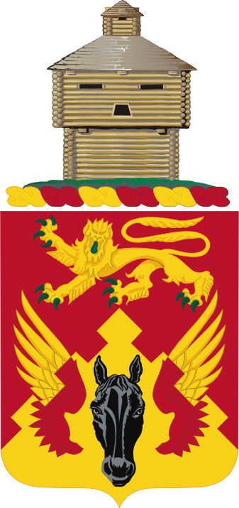 Coat of arms (crest) of the 33rd Aviation Battalion, Illinois Army National Guard
