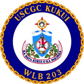 Coat of arms (crest) of the USCGC Kukui (WLB-203)