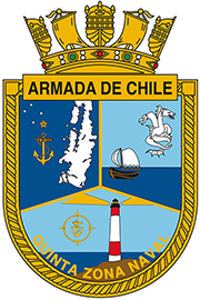 Coat of arms (crest) of the Commander in Chief of the V Naval Zone, Chilean Navy