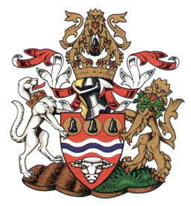 Arms (crest) of Hereford and Worcester