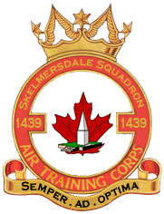 Coat of arms (crest) of the No 1439 (Skelmersdale) Squadron, Air Training Corps