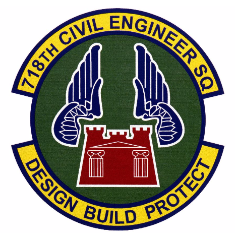 File:718th Civil Engineer Squadron, US Air Force.png