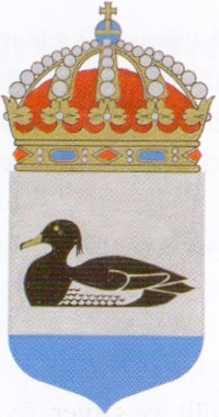Coat of arms (crest) of the HMS Viggen, Swedish Navy