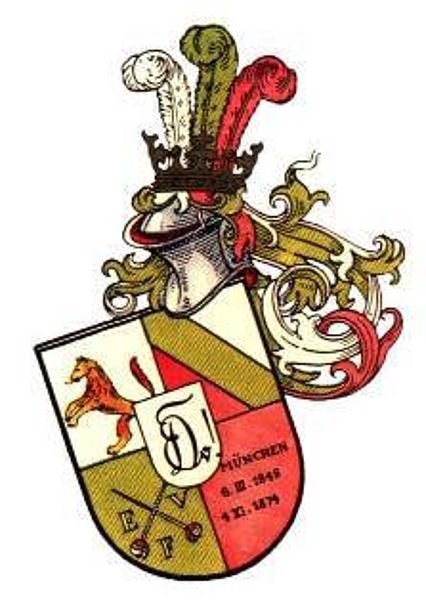 Coat of arms (crest) of Münchener Burschenschaft Danubia
