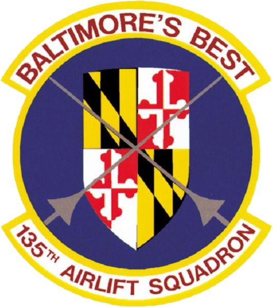 File:135th Airlift Squadron, Maryland Air National Guard.png