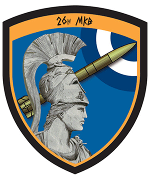 Coat of arms (crest) of the 26th Guided Missile Squadron, Hellenic Air Force