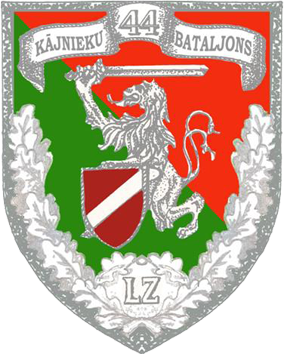 Coat of arms (crest) of the 44th Infantry Battalion, Latvian National Guard