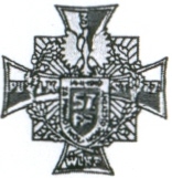 Coat of arms (crest) of the 57th King Carol II of Romania's Infantry Regiment, Polish Army