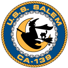 Coat of arms (crest) of the Cruiser USS Salem (CA-139)