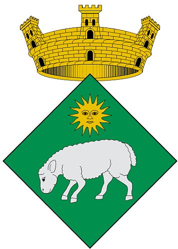 Escudo de Prat de Comte/Arms (crest) of Prat de Comte