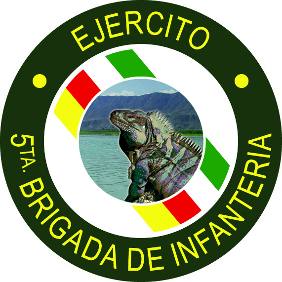 Coat of arms (crest) of the 5th Brigade, Army of the Dominican Republic