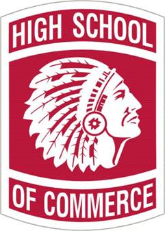 Arms of High School of Commerce Junior Reserve Officer Training Corps, US Army