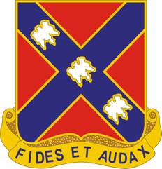 Arms of 134th Field Artillery Regiment, Ohio Army National Guard