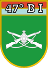 Coat of arms (crest) of the 47th Motorized Infantry Battalion, Brazilian Army