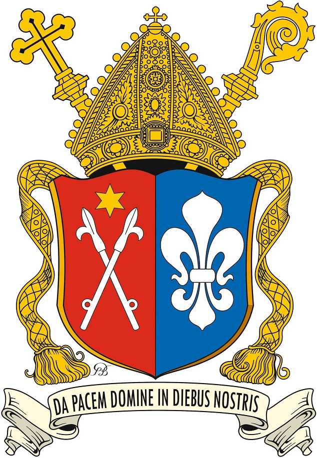 Diocese of Zielona Góra-Gorzów - Arms, armoiries, escudo, wappen, crest of  Diocese of Zielona Góra-Gorzów,