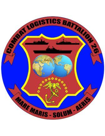 Coat of arms (crest) of the 26th Combat Logistics Battalion, USMC