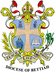 Arms (crest) of Diocese of Bettiah