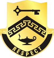 Arms of Golden Gate High School Junior Reserve Officer Training Corps, US Army