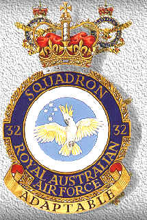 Coat of arms (crest) of the No 32 Squadron, Royal Australian Air Force