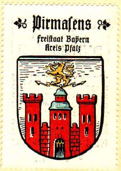 Wappen von Pirmasens/Coat of arms (crest) of Pirmasens