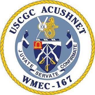 Coat of arms (crest) of the USCGC Acushnet (WMEC-167)