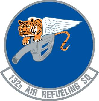 Coat of arms (crest) of the 132nd Air Refueling Squadron, Maine Air National Guard