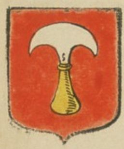 Arms of Cordwainers in Caudebec-en-Caux