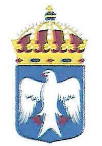 Coat of arms (crest) of the HMS Gladan, Swedish Navy