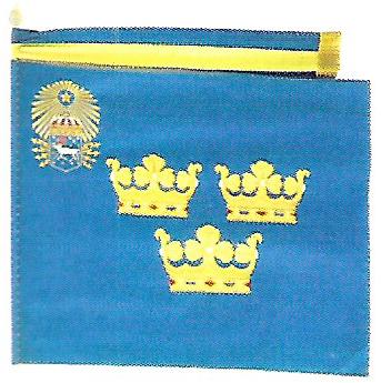 Coat of arms (crest) of 3rd Signals Regiment Norrland Signals Regiment Colour