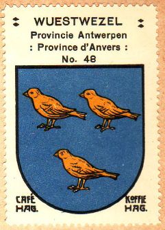 Wapen van/Blason de Wuustwezel