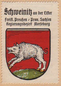 Wappen von Schweinitz/Coat of arms (crest) of Schweinitz