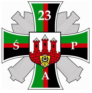 Coat of arms (crest) of 23rd Silesian Artillery Regiment, Polish Army