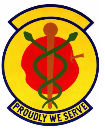 Coat of arms (crest) of the 34th Medical Service Squadron, US Air Force