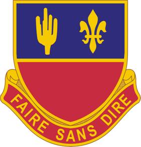 Arms of 161st Field Artillery Regiment, Kansas Army National Guard