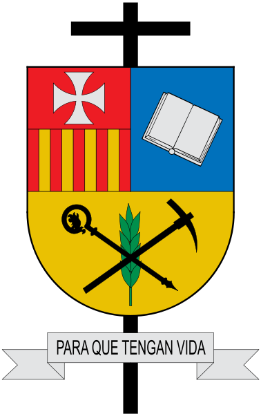 Arms (crest) of Diocese of Caldas